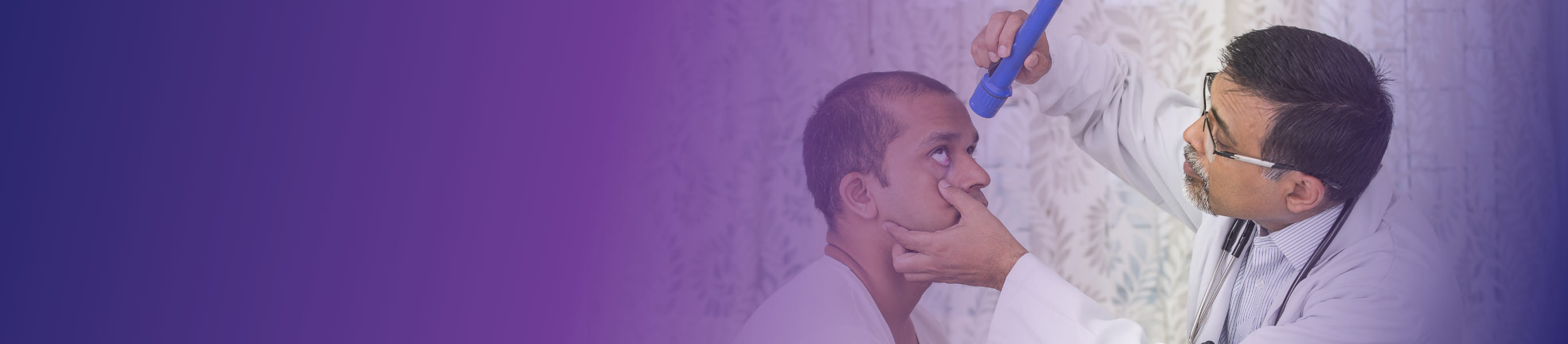 Doctor examining eyes of a patient. Get all the FAQs about Glaucoma on this page.